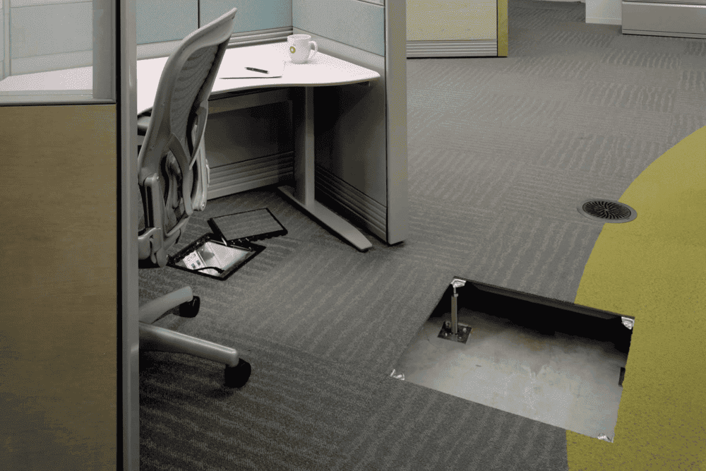 Instalação de Carpetes em Pisos Elevados