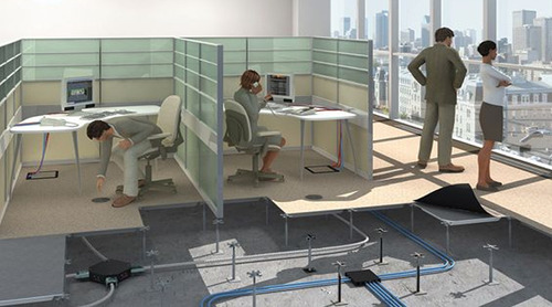 Pisos Elevados em Escritórios