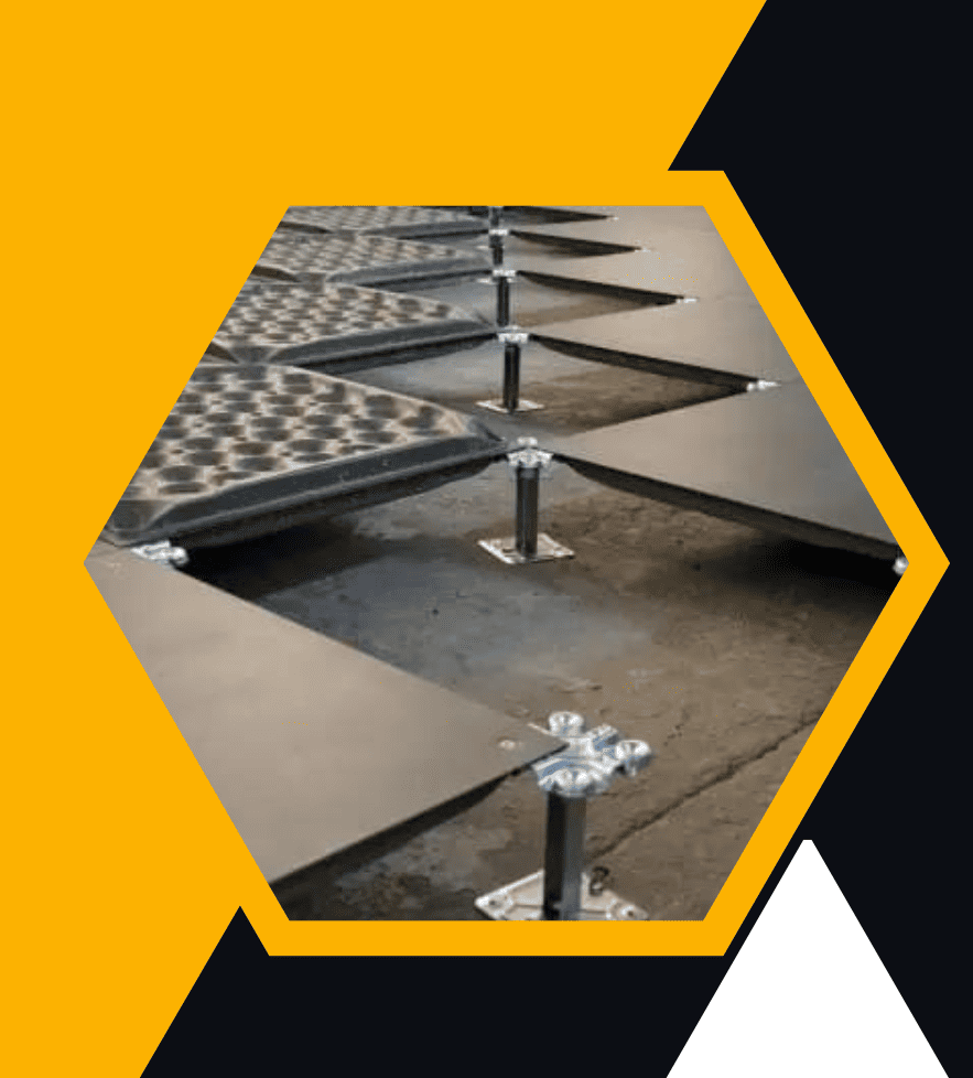 Instalação pisos elevados