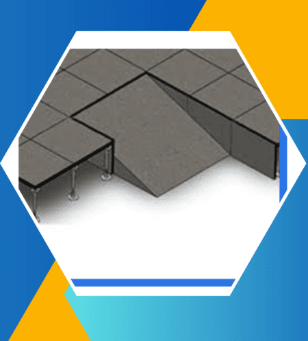 Rampa em piso elevado